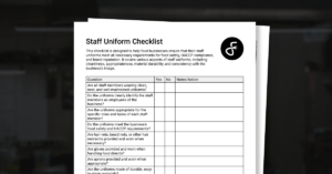 Free Staff Uniform Checklist Download Image